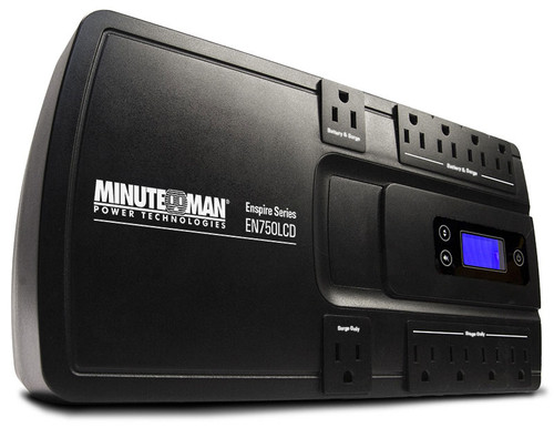 EN750LCD MINUTEMAN UPS EnSpire 750VA Stand By UPS EN750LCD MINUTEMAN UPS EnSpire 750VA Stand By UPS
