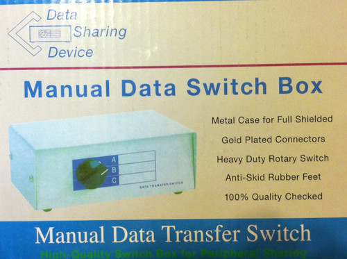 DB9 Bidirectional 2 Way Manual Switch DB9 Bidirectional 2 Way Manual Switch