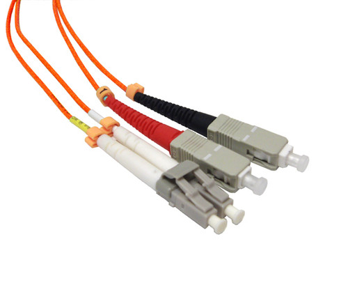 LC-SC Duplex Multi Mode 50/125 Fiber Optic Patch Cable LC-SC Duplex Multi Mode 50/125 Fiber Optic Patch Cable