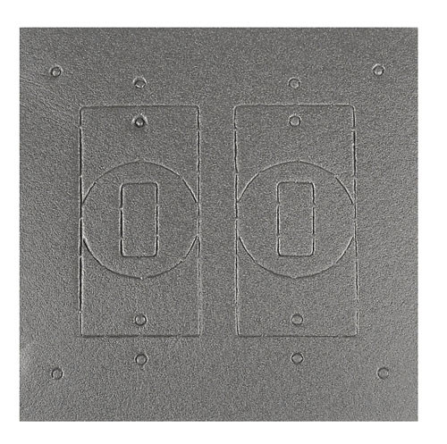 Blank Two Gang Weatherproof Box Gasket Blank Two Gang Weatherproof Box Gasket