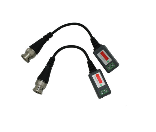 CCTV UTP Category 5E to BNC Straight Video Balun with Tail CCTV UTP Category 5E to BNC Straight Video Balun with Tail