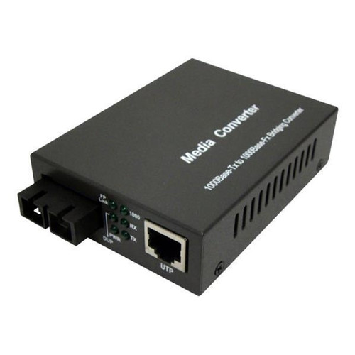 Fiber Media Converter SC to RJ45 Singlemode 15 km Gigabit Fiber Media Converter SC to RJ45 Singlemode 15 km Gigabit