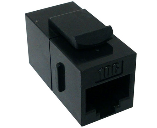 Category 6A Keystone Feed Thru Coupler Cat6A Category 6A Keystone Feed Thru Coupler Cat6A