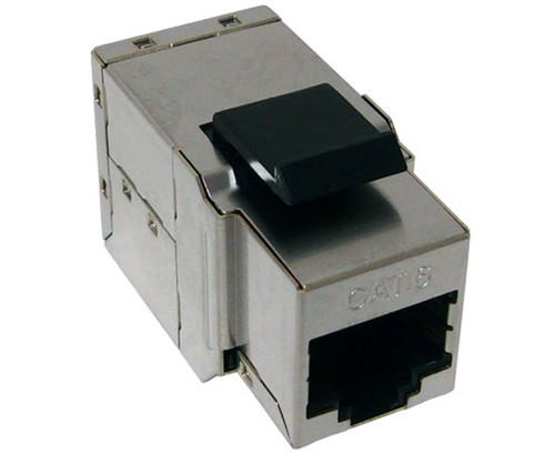 Category 6A Keystone Shielded Feed Thru Coupler Cat6A Category 6A Keystone Shielded Feed Thru Coupler Cat6A