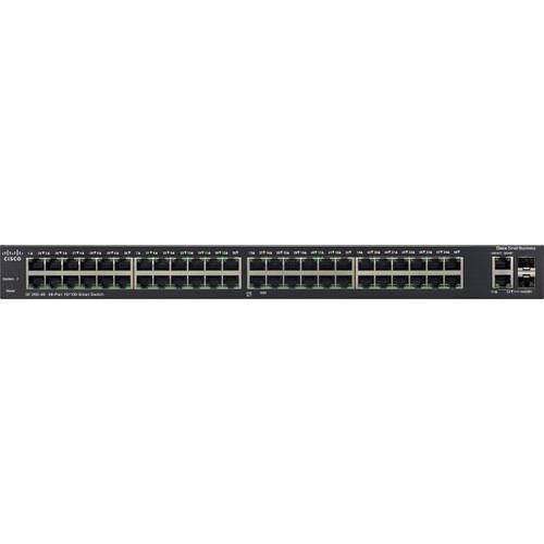 Cisco SF200-48 Smart Switch 2 SFP Slots Manageable (SLM248GT-NA) Cisco SF200-48 Smart Switch 2 SFP Slots Manageable (SLM248GT-NA)