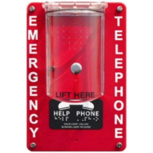 RCB2100NRCOV Area of Refuge NEMA-4 Fiberglass Enclosure Remote with Protective Cover 24V Power RCB2100NRCOV Area of Refuge NEMA-4 Fiberglass Enclosure Remote with Protective Cover 24V Power