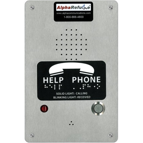 Stainless Steel Area of Refuge Call Box Remote Power RCB2100SR Stainless Steel Area of Refuge Call Box Remote Power RCB2100SR
