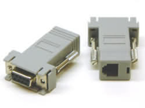 Male DE9 (DB9) to 6P6C Modular Jack RJ12 Male DE9 (DB9) to 6P6C Modular Jack RJ12