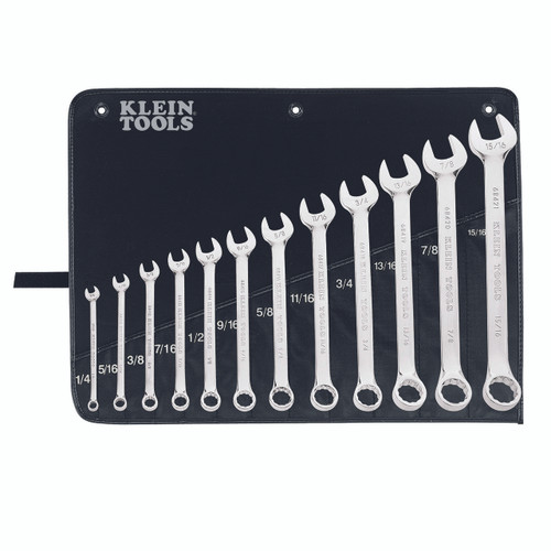 Klein 12 Piece Combination Wrench Set 68404 Klein 12 Piece Combination Wrench Set 68404