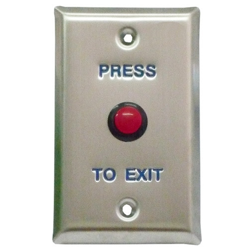 Request to Exit Small Red Button LED Light Normally Open Request to Exit Small Red Button LED Light Normally Open