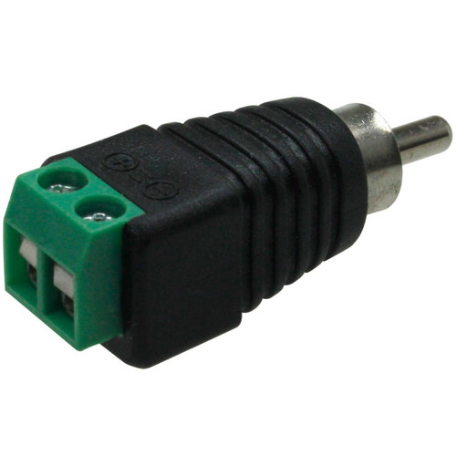 Newtech 318-160 RCA Male Plug Wire Terminal Adapter Newtech 318-160 RCA Male Plug Wire Terminal Adapter