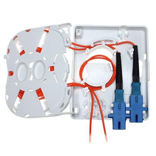 Newtech 552-102 2 Port Fiber Termination box FTTH Wall Mount Newtech 552-102 2 Port Fiber Termination box FTTH Wall Mount