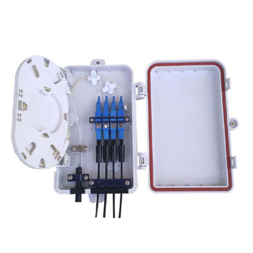 Newtech 552-110 4 Port Weather Resistant Fiber Termination Box Wall Mount Newtech 552-110 4 Port Weather Resistant Fiber Termination Box Wall Mount