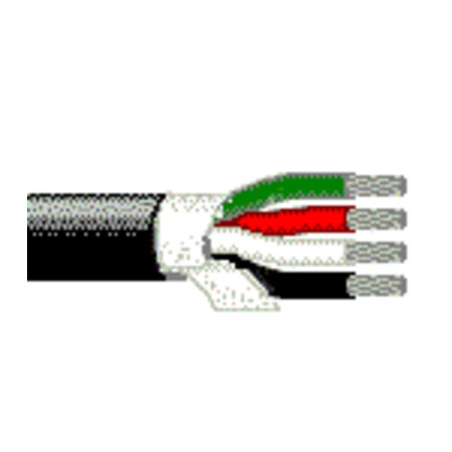 Belden 5302U1 Water Blocked 4 Conductor 18 Awg PVC Black 1000' Belden 5302U1 Water Blocked 4 Conductor 18 Awg PVC Black 1000'