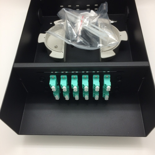 24 LC OM3 Fiber Wall Enclosure 24 LC OM3 Fiber Wall Enclosure