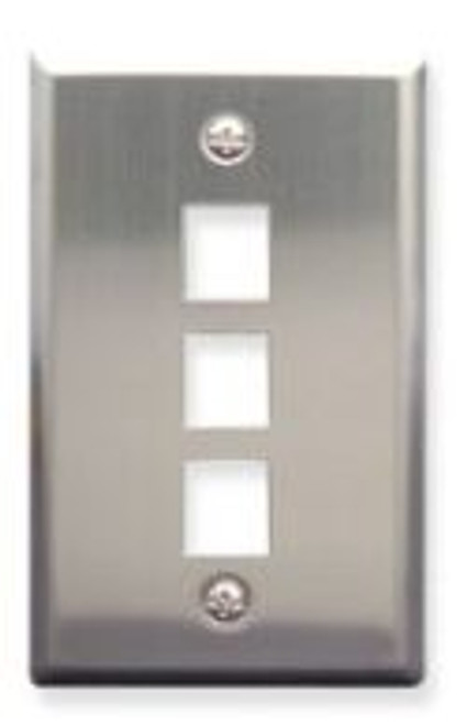 3 Port Keystone Stainless Steel Plate 3 Port Keystone Stainless Steel Plate
