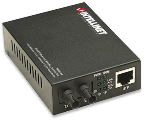 ST to RJ45 Ethernet Media Converter Multimode 10/100 ST to RJ45 Ethernet Media Converter Multimode 10/100