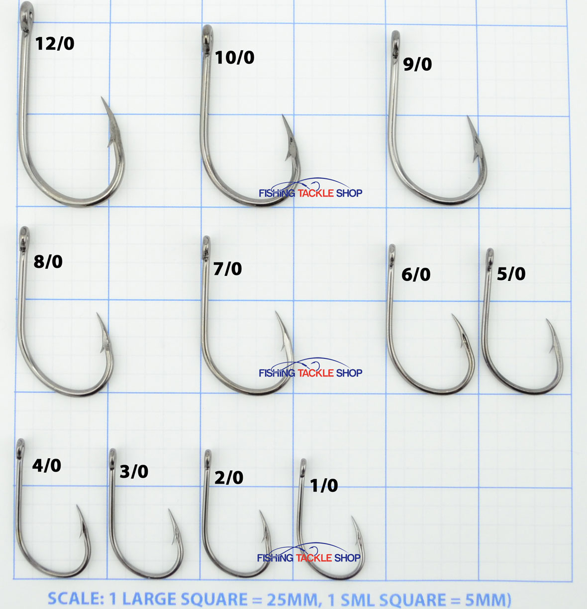 Mustad Hook Size Chart