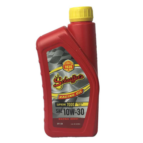 Schaeffer 709 10W-30 Supreme 7000 Synthetic Racing Oil - Quart