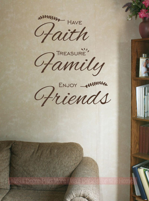 Gather Eat Laugh Bond Dining Room Kitchen Wall  Decals Quotes
