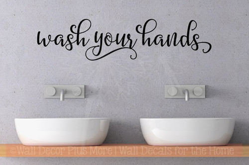 Bathroom Rules Wash Brush Floss Quote Wall Decals Vinyl ...