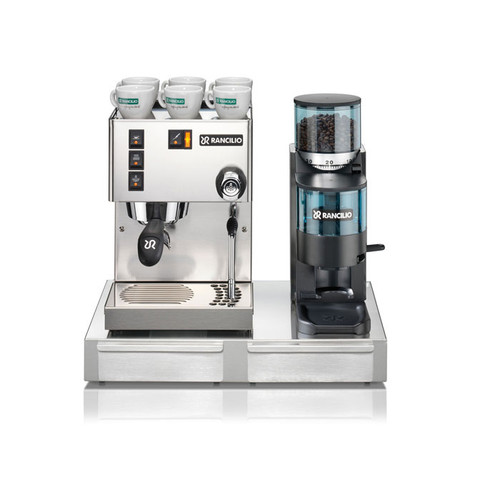 Rancilio Silvia Espresso Machine Kit (Espresso Machine, Grinder & Base)