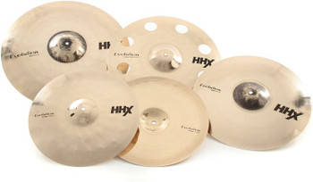 Sabian HHX Evolution Performance Set HHX Cymbal Set with 14" Evolution Hats, 16" Evolution Crash, and 20" Evolution Ride - Includes FREE 18" Evolution O-Zone Effects Cymbal Sabian HHX Evolution Performance Set HHX Cymbal Set with 14" Evolution Hats, 16" Evolution Crash, and 20" Evolution Ride - Includes FREE 18" Evolution O-Zone Effects Cymbal