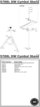 DW 5000 LIGHT CYMBAL/BOOM STND COMP/BOXED DW 5000 LIGHT CYMBAL/BOOM STND COMP/BOXED