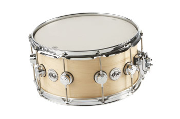 DW 7X13 Collectors Natural Satin Oil Top Edge Snare Drum DRSO0713SFC DW 7X13 Collectors Natural Satin Oil Top Edge Snare Drum DRSO0713SFC