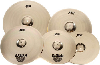 Sabian XSR Performance Set with Free 18" Crash 4-piece Cymbal Set with 14" Hi-hats, 20" Ride, 16" Fast Crash, plus Free 18" Fast Crash Sabian XSR Performance Set with Free 18" Crash 4-piece Cymbal Set with 14" Hi-hats, 20" Ride, 16" Fast Crash, plus Free 18" Fast Crash