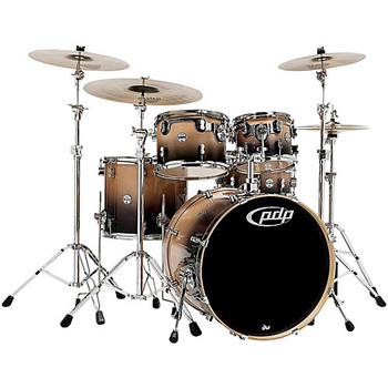 PDP by DW Concept Birch 5-Piece Shell Pack Natural to Charcoal Fade PDP by DW Concept Birch 5-Piece Shell Pack Natural to Charcoal Fade