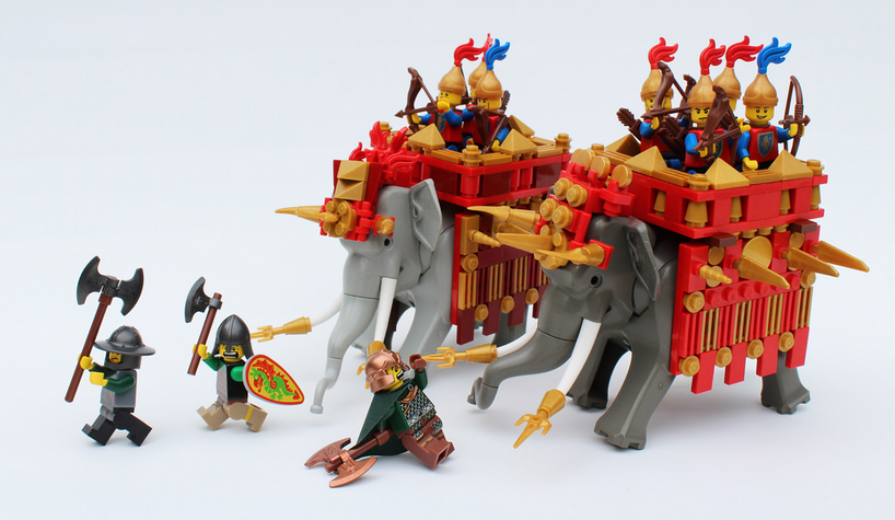 LEGO MOC of the Week - Loreesi War Elephants by Mark of 