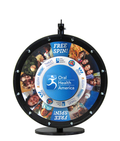 18 Inch Permanent Graphics Prize Wheel 18 Inch Permanent Graphics Prize Wheel