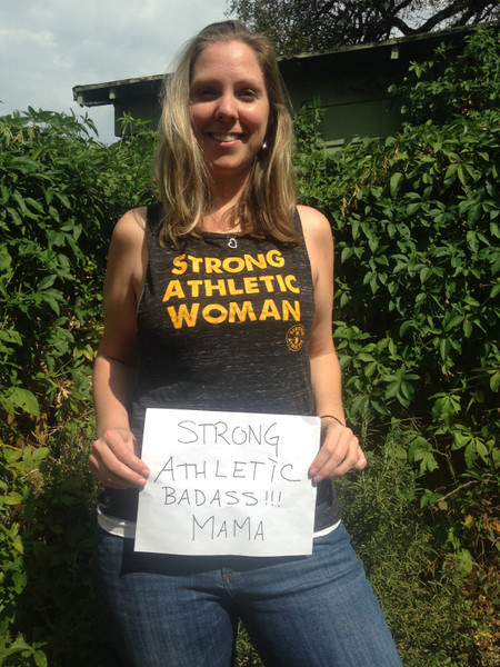 Strong Athletic Mom
