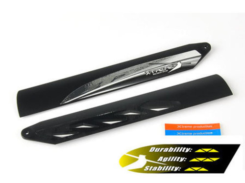 B130X16-BK - Xtreme Fast Response Main Blade Black Blade 130 X B130X16-BK - Xtreme Fast Response Main Blade Black Blade 130 X