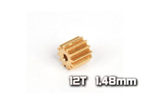 EA-077-12T - Xtreme Motor Pinion Gear 12T 1.5mm hole, 0.4 Blade 130 X EA-077-12T - Xtreme Motor Pinion Gear 12T 1.5mm hole, 0.4 Blade 130 X