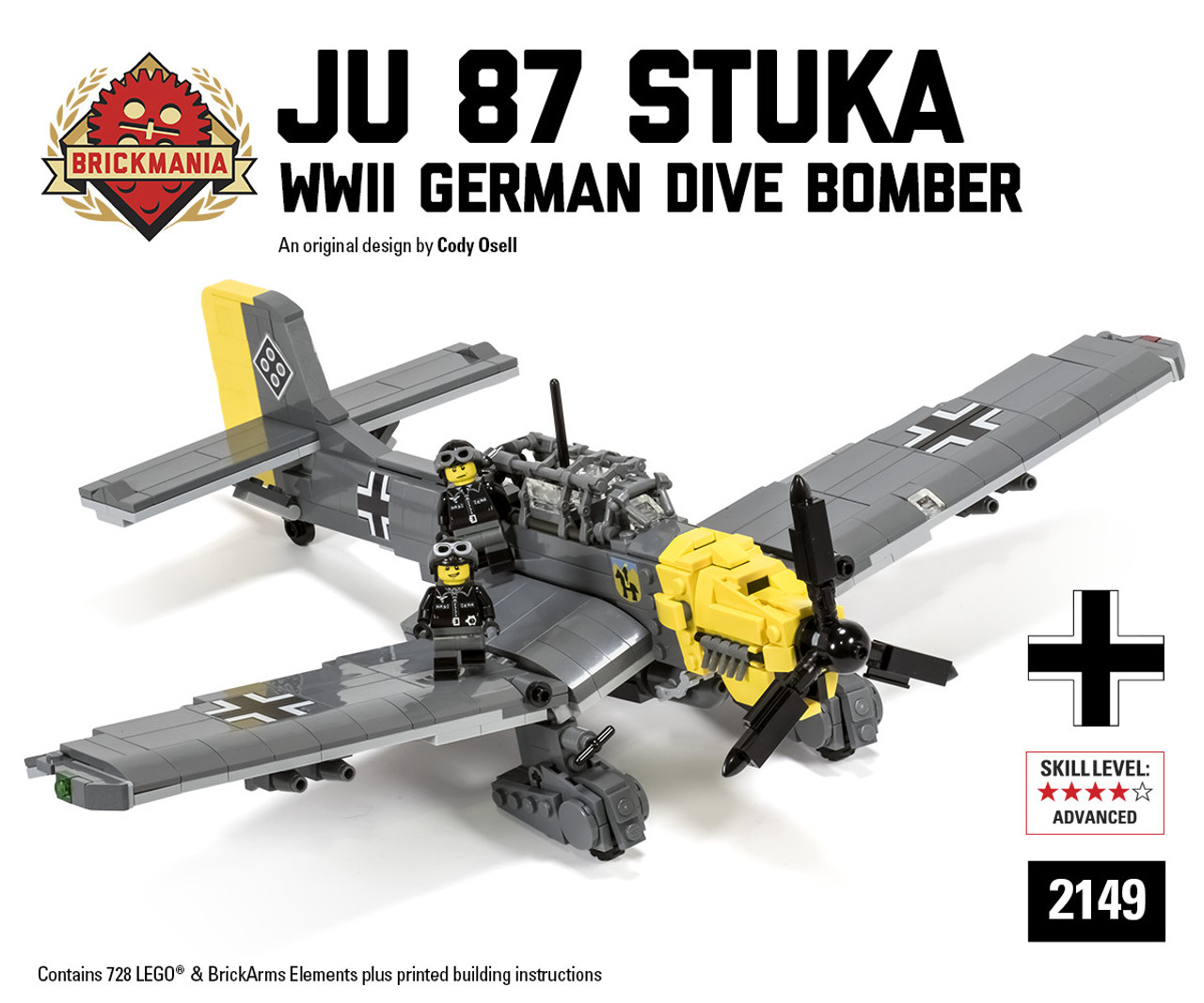 Ju 87 B-2 Stuka - Brickmania Toys