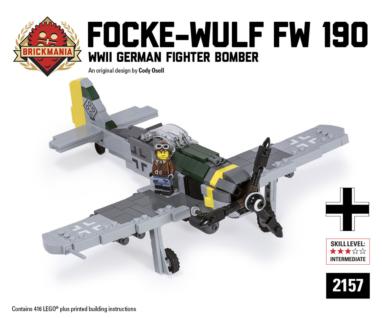 Focke Wulf Fw 190 F 8 Brickmania Toys