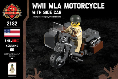 WWII WLA Motorcycle with Side Car WWII WLA Motorcycle with Side Car