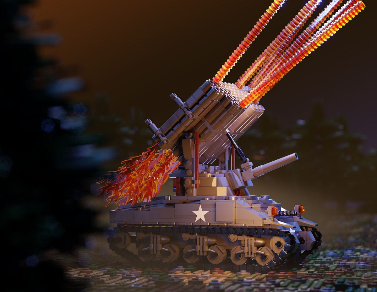 T34 Calliope - Pack for M4 Sherman