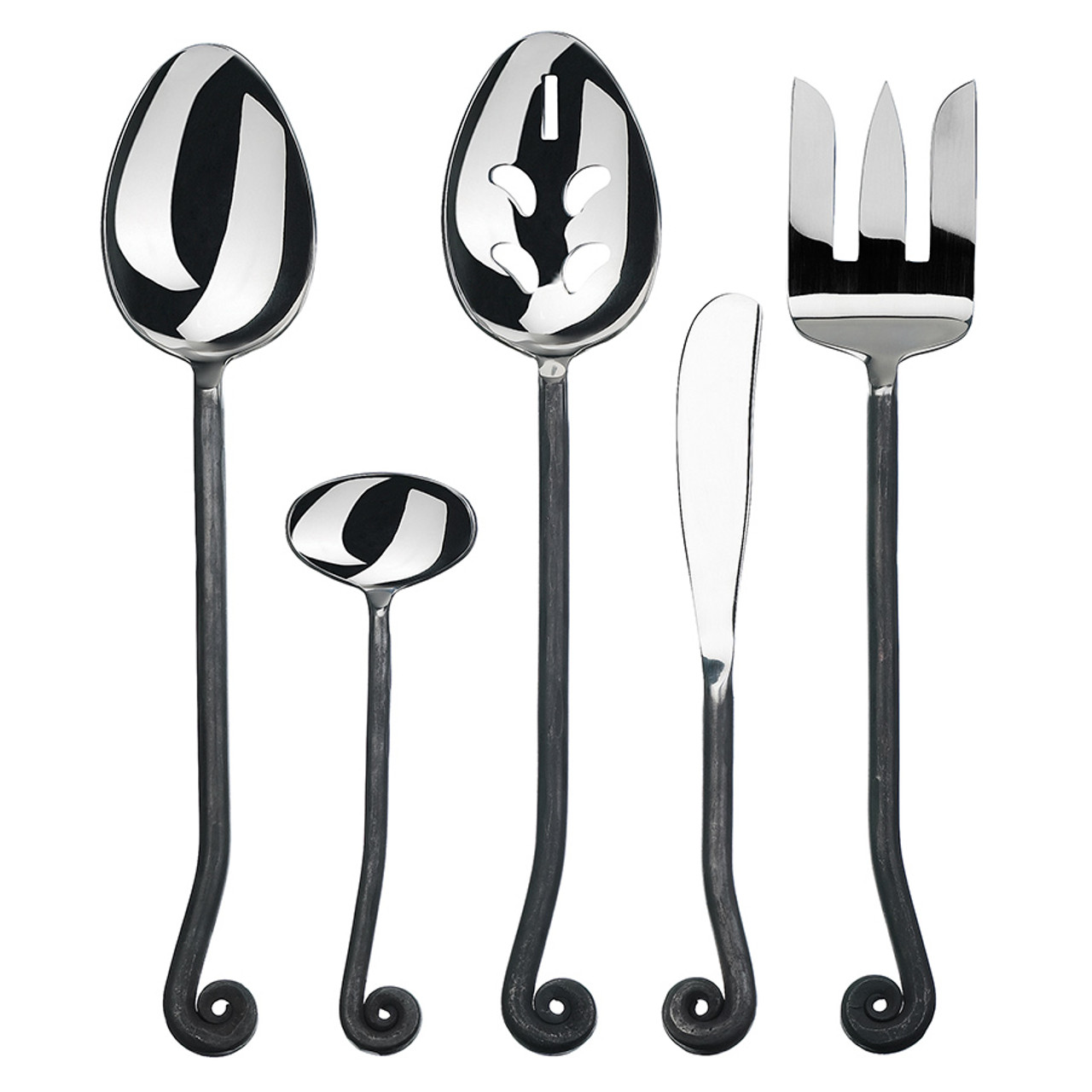 treble clef 5 piece hostess set