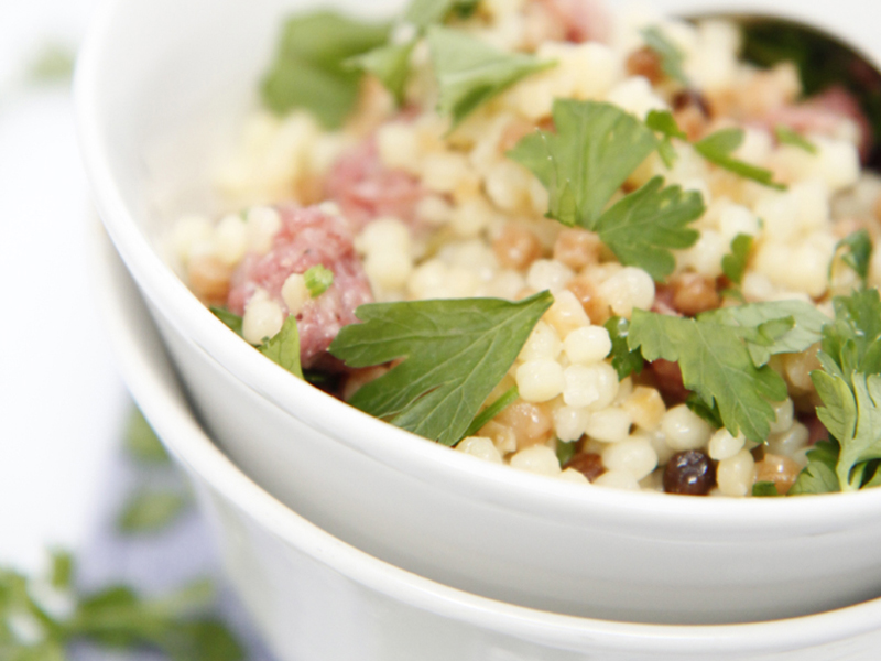 Fregola with Tuscan Sausage Fregola with Tuscan Sausage