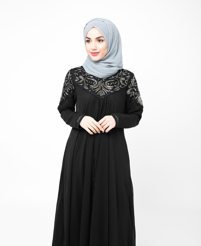 Islamic Fashion Maxi Gown Abaya Jilbab 