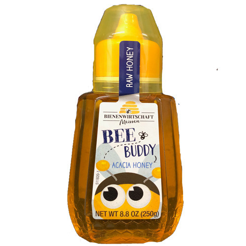 Bee Buddy German Acacia Blossom Honey 8.8 oz in squeeze bottle