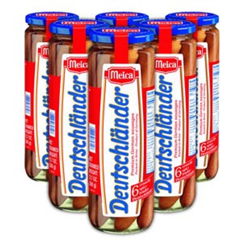 Meica Deutschlaender Sausages, 6 bottles