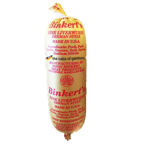 The Taste of Germany Leberwurst Finely Ground Refrigerated 1lbs.