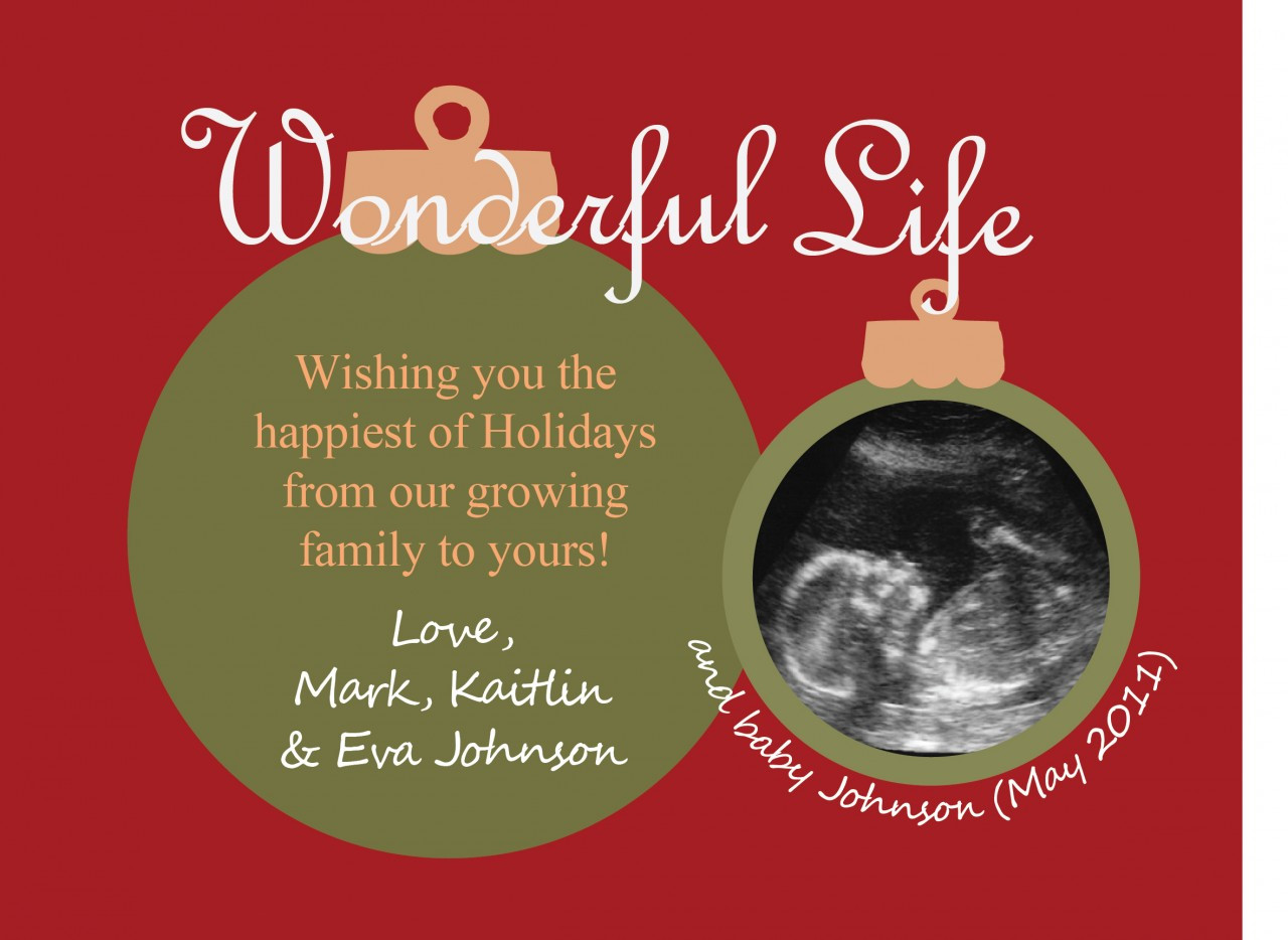 print yourself ultrasound pregnancy announcement christmas card - Pregnancy Announcement Christmas Card print yourself ultrasound pregnancy announcement christmas card - Pregnancy Announcement Christmas Card