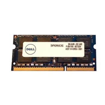 SNPN2M64C/8G Dell 8GB DDR3 SoDimm Non ECC PC3-12800 1600Mhz 2Rx8 Memory SNPN2M64C/8G Dell 8GB DDR3 SoDimm Non ECC PC3-12800 1600Mhz 2Rx8 Memory