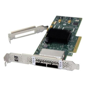 617824-001 HP SC08e PCI-Express 6GB Dual Port Serial Attached SCSI (SAS) Controller Host Bus Adapter 617824-001 HP SC08e PCI-Express 6GB Dual Port Serial Attached SCSI (SAS) Controller Host Bus Adapter