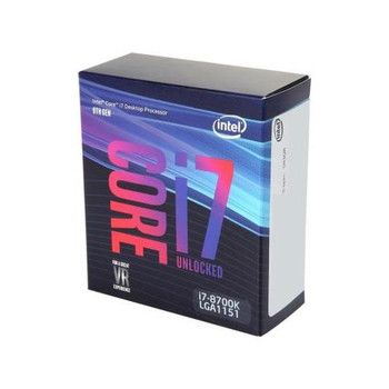 BX80684I78700K Intel Core i7 Desktop i7-8700K 6 Core 3.70GHz LGA 1151 12 MB L3 Processor BX80684I78700K Intel Core i7 Desktop i7-8700K 6 Core 3.70GHz LGA 1151 12 MB L3 Processor